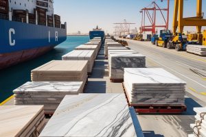 نمای کلی از فرآیند صادرات سنگ ایران به بندر عمان