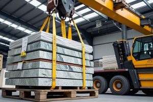 حمل و نقل زمینی سنگ‌های ساختمانی از ایران به مقصد عراق