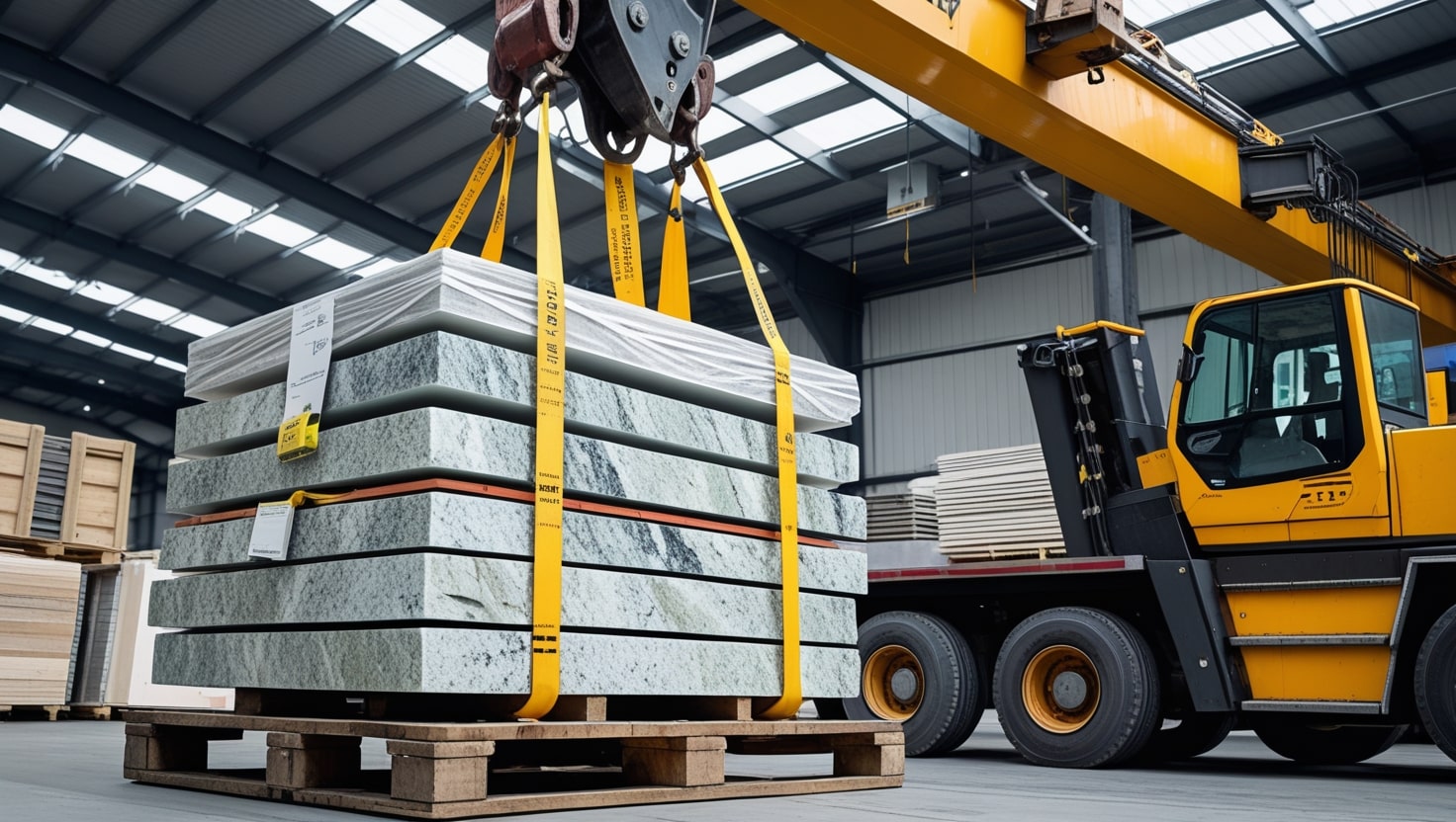 حمل و نقل زمینی سنگ‌های ساختمانی از ایران به مقصد عراق